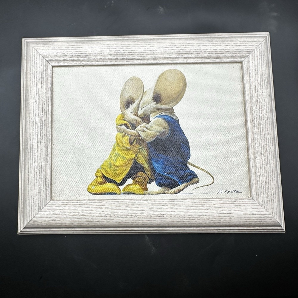 Art Print Leonard Filgate Mouse 'You're All Right' Colored Friendship Gift Cute
